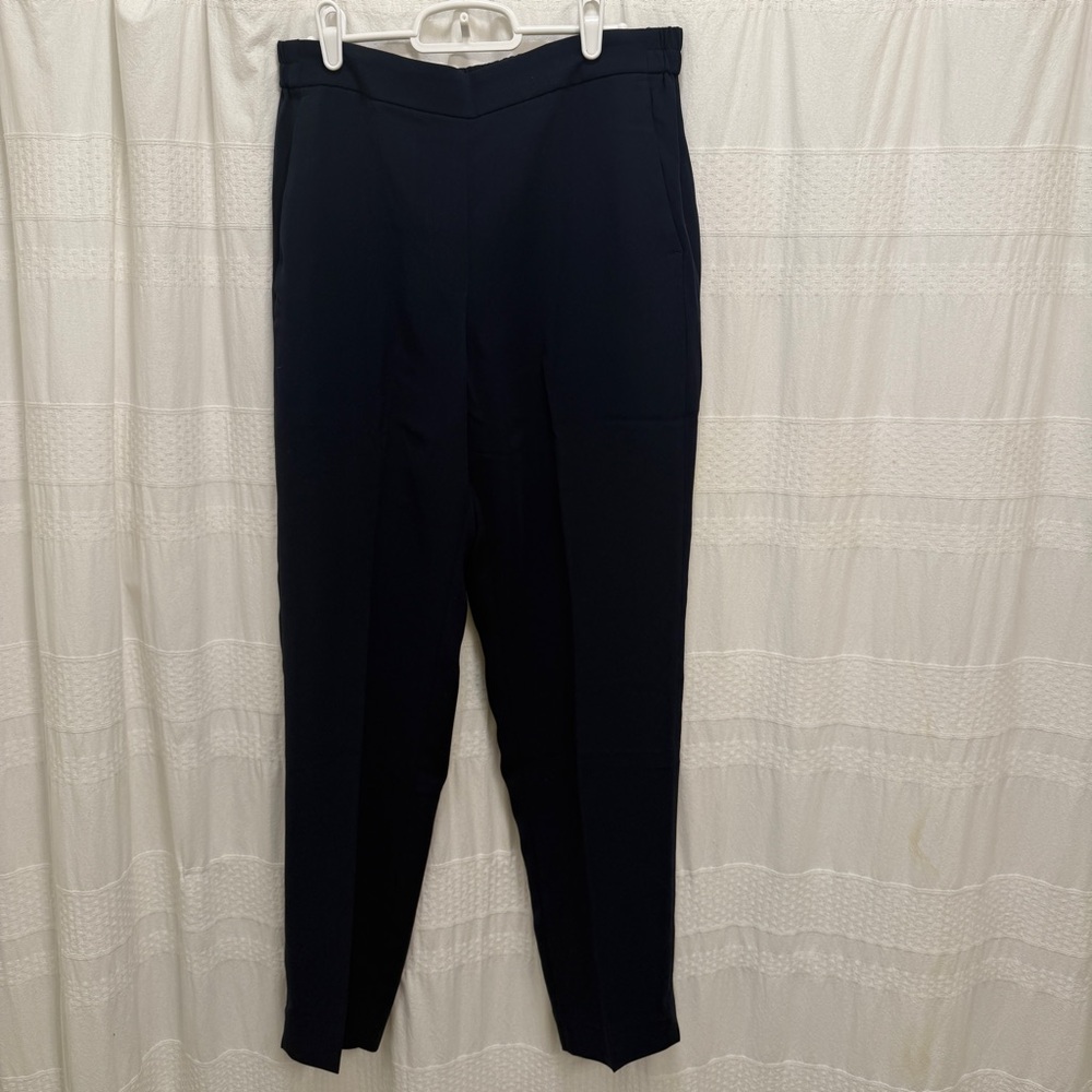 NWT J. Crew Jamie Pant Navy Blue Womens 10T Dress Slacks Workwear Straight Leg